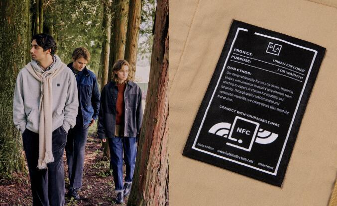 Clothing brands use NFC tags instead of traditional labels