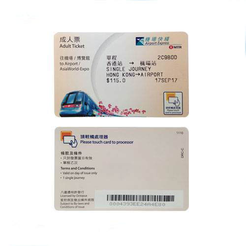 HF NFC Train \Metro\Bus Ticket Label RFID Event Ticket Tag